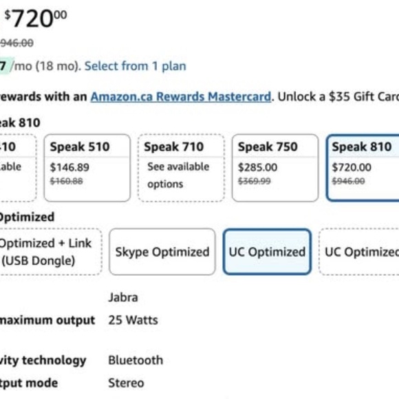 Jabra Speak 810 UC - Professional stationary speakerphone - Picture 5 of 5